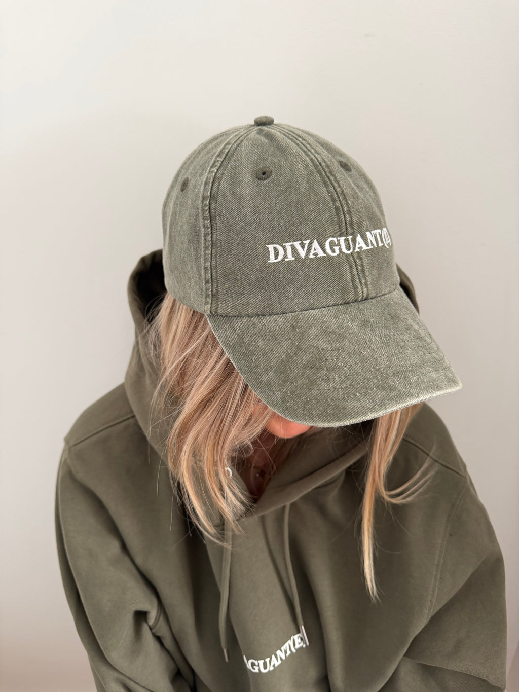 casquette kaki en coton bio recyclé
