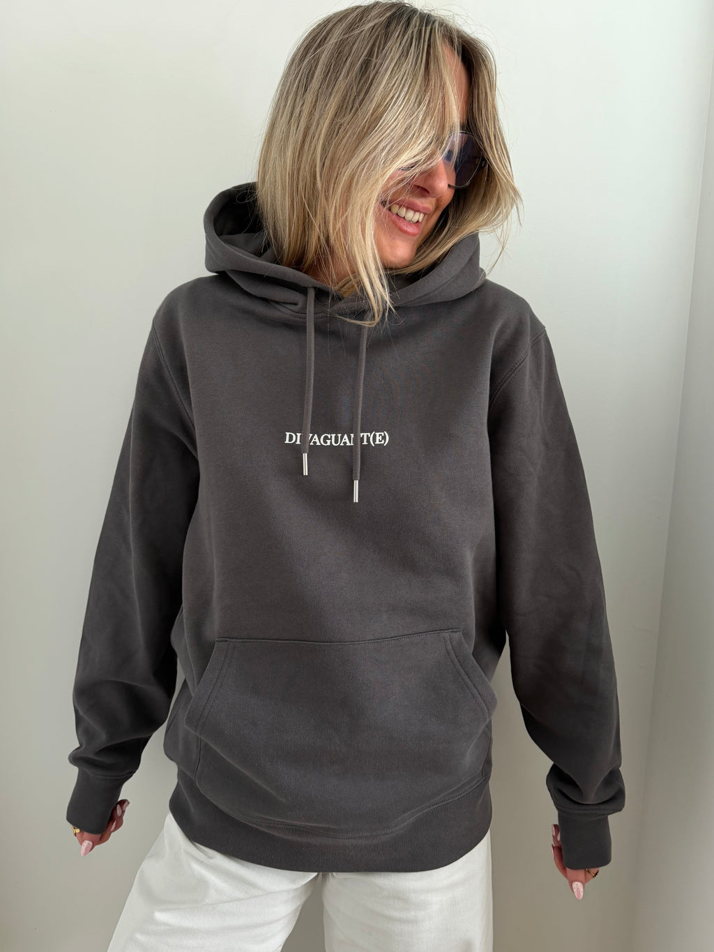 sweat gris en coton bio